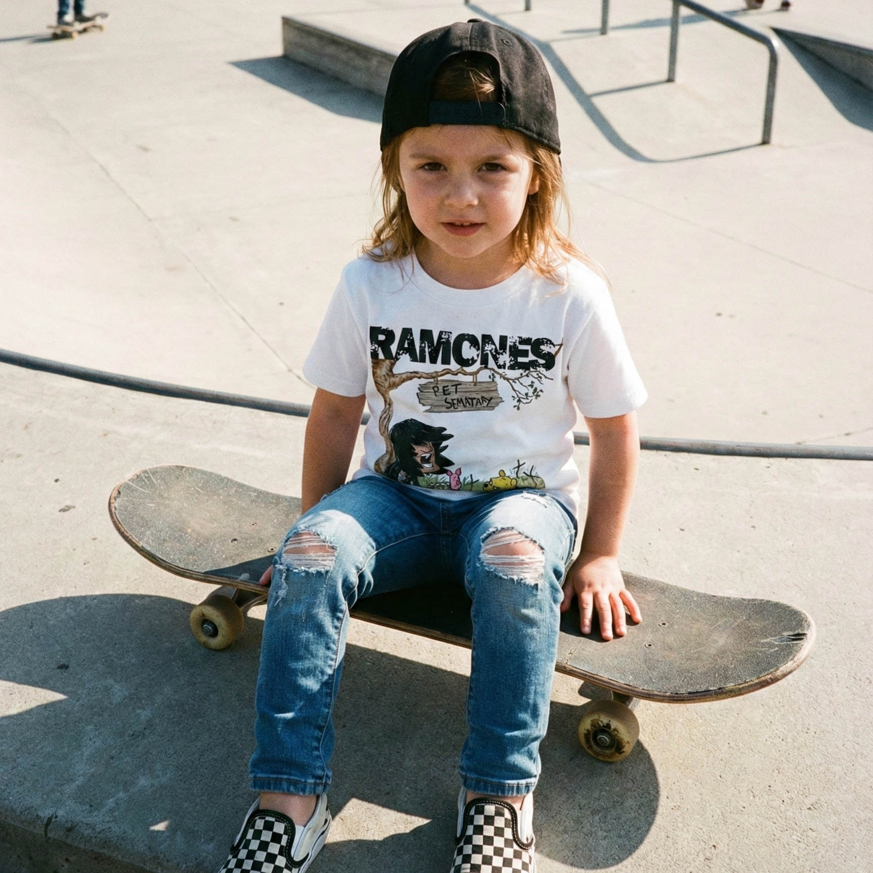 Camiseta infantil Rock Ramones Pet Sematary — foto 2
