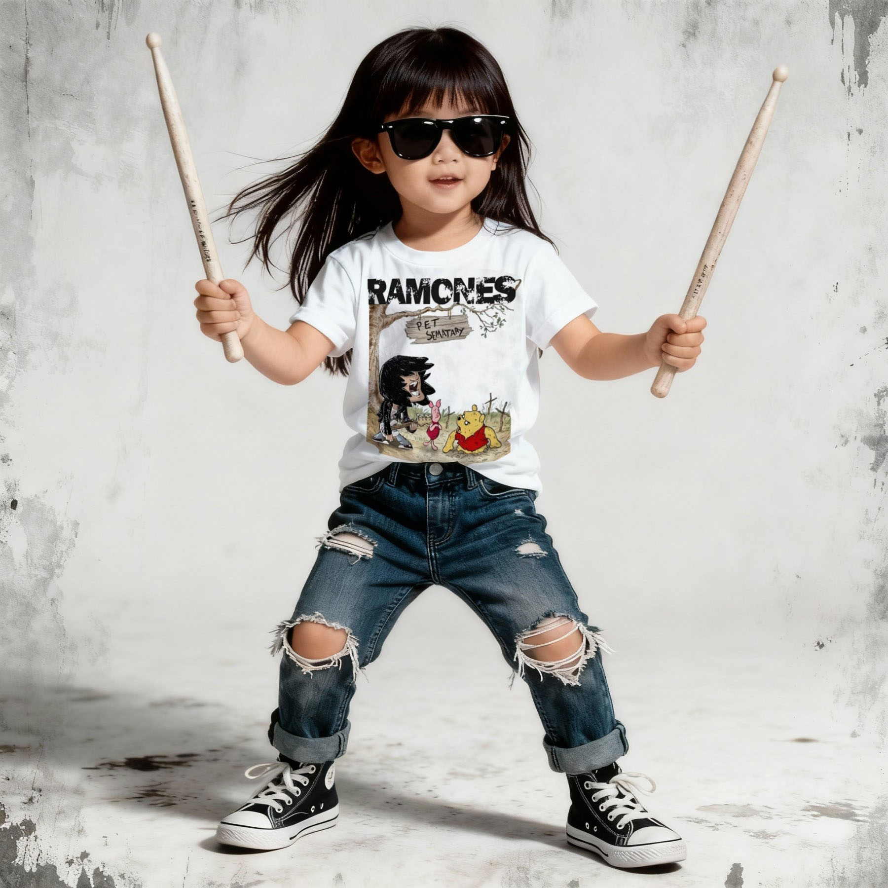 Camiseta infantil Rock Ramones Pet Sematary — foto 3