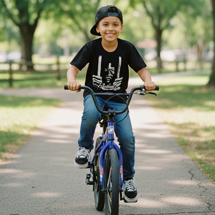 Camiseta infantil Hip Hop Racionais Mc's preta — foto 2