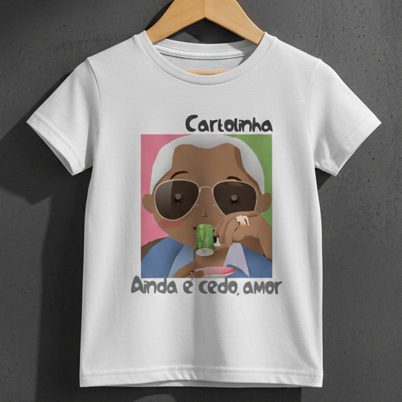 Camiseta infantil Samba Ainda é cedo