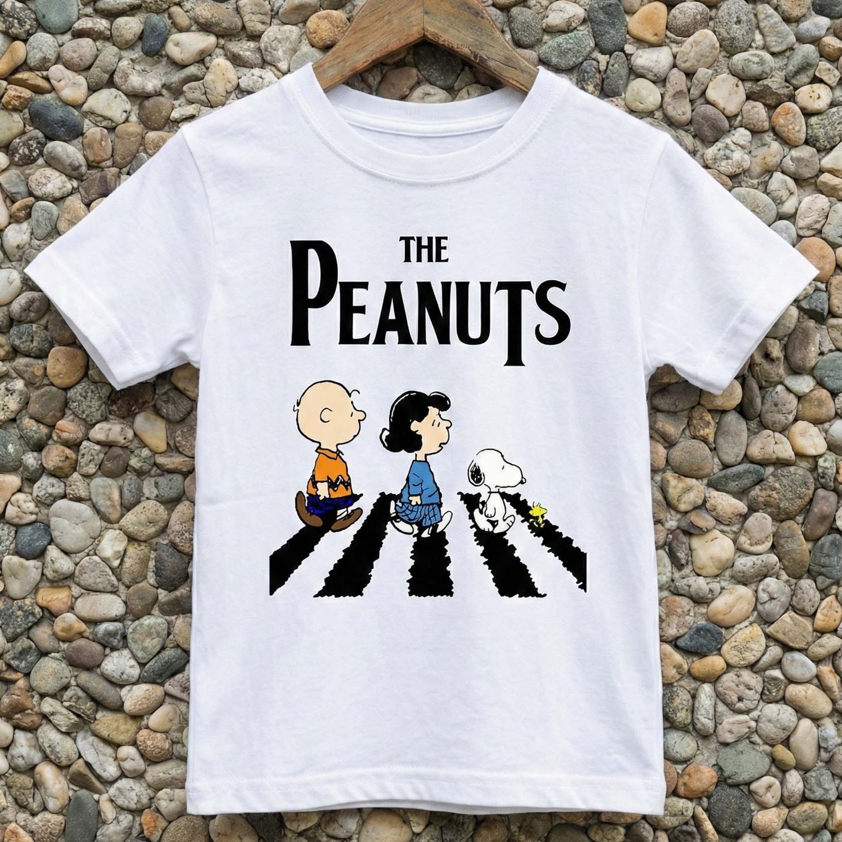 Camiseta Infantil Rock Beatles Snoopy