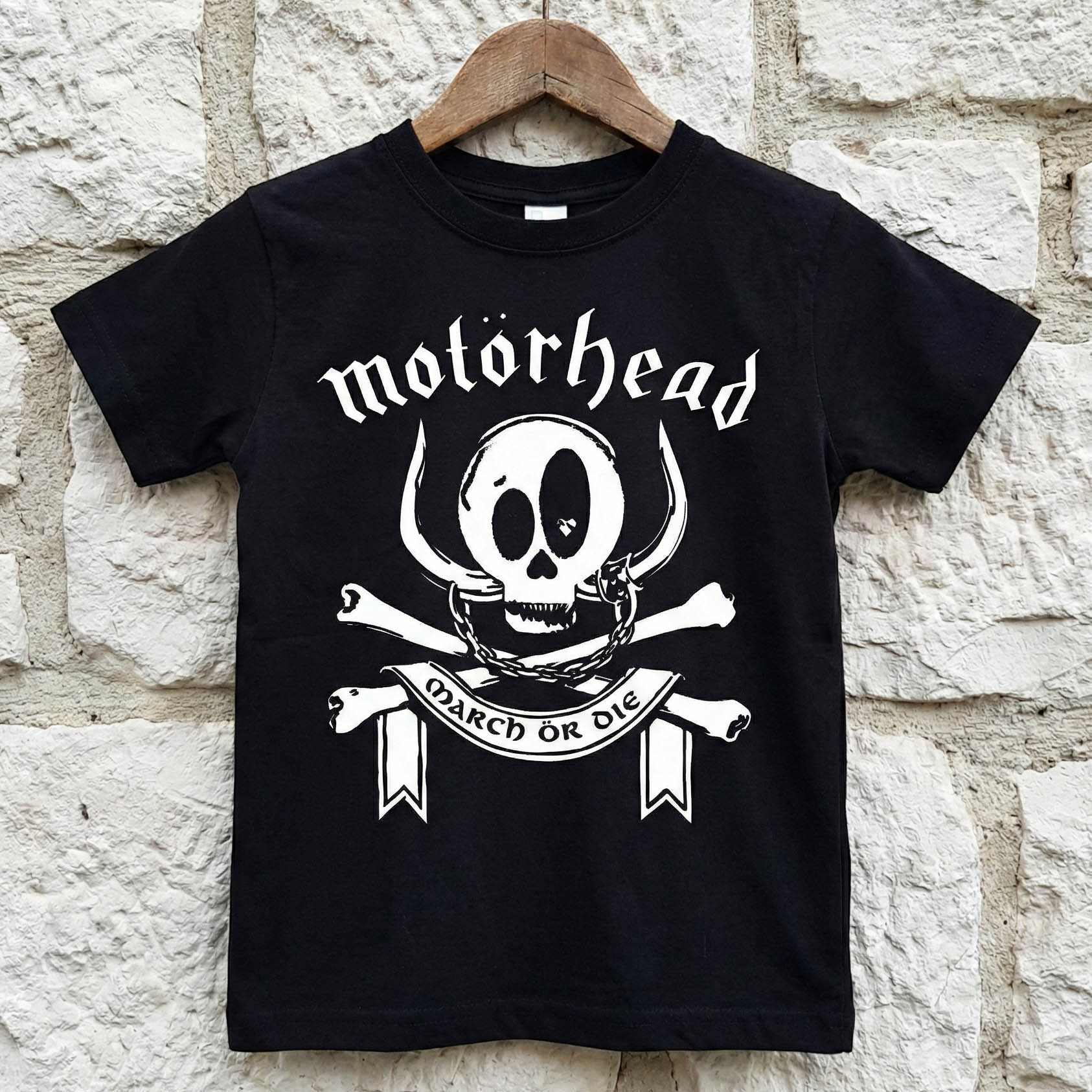 Camiseta  Infantil Rock Motorhead preta