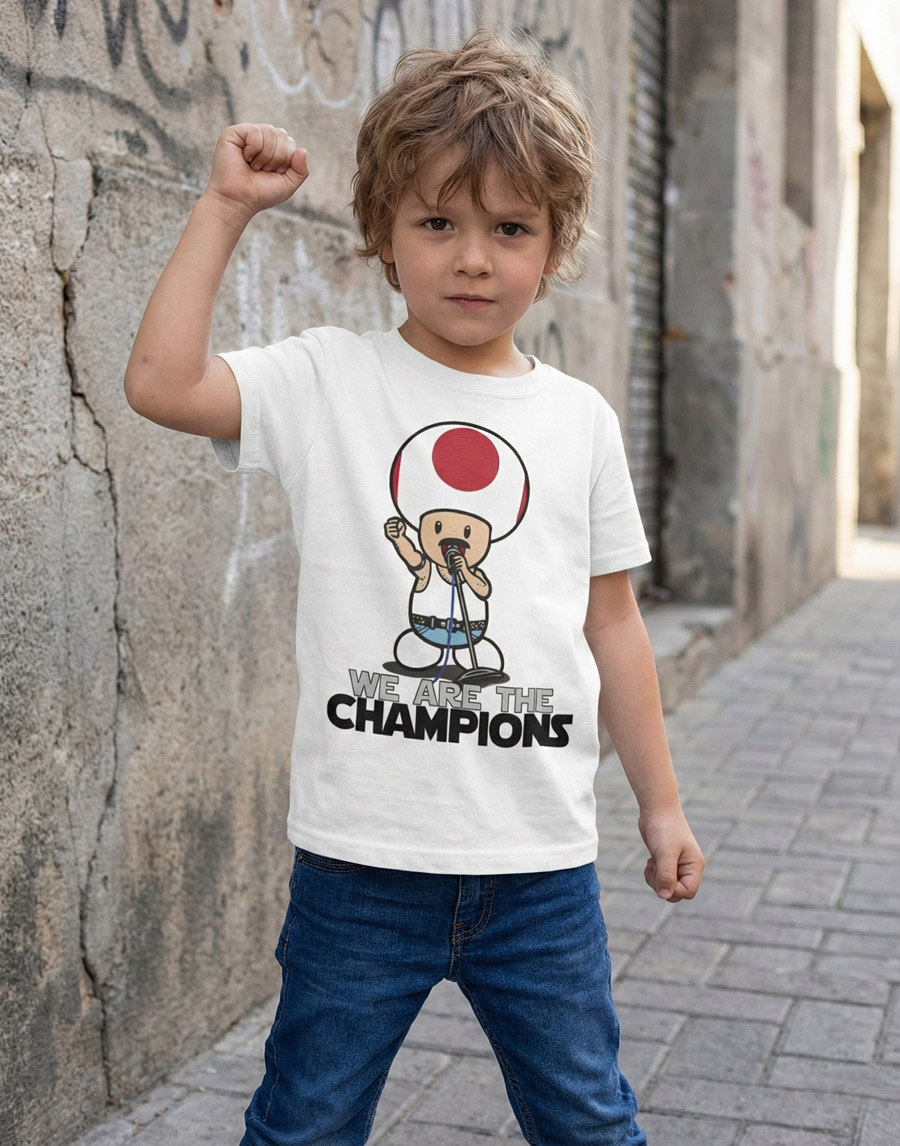Camiseta Infantil Rock Queen Cogumelo — foto 2