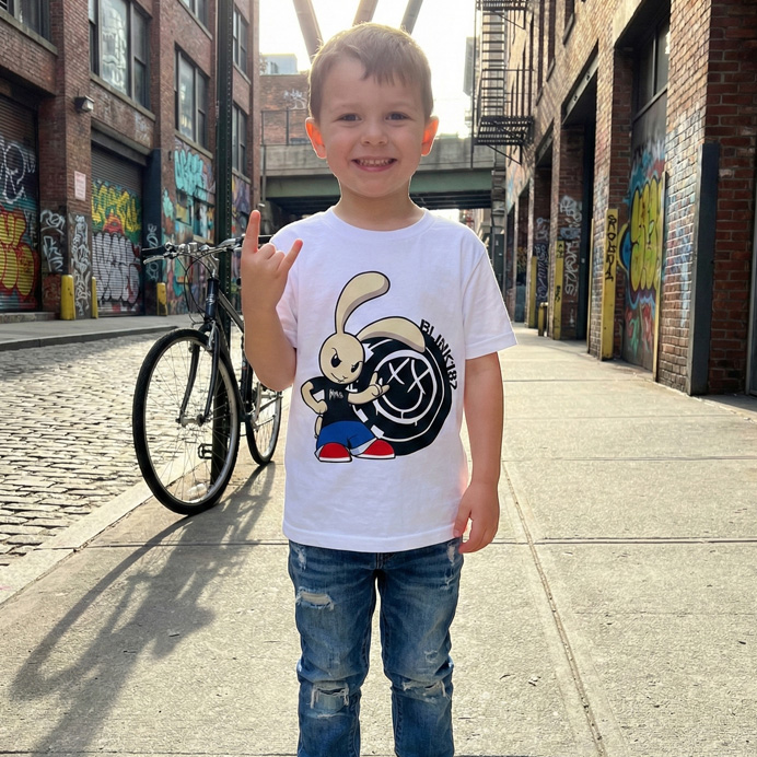 Camiseta Infantil Rock Blink  182 — foto 2