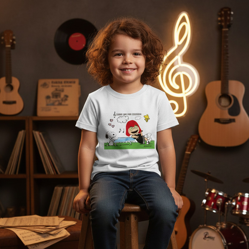 Camiseta infantil MPB Rita Snoopy — foto 2