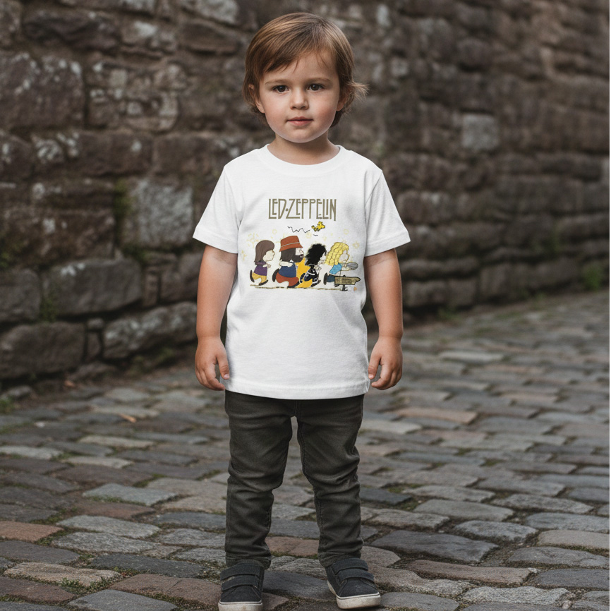 Camiseta Infantil Rock Led Zeppelin Cute — foto 2