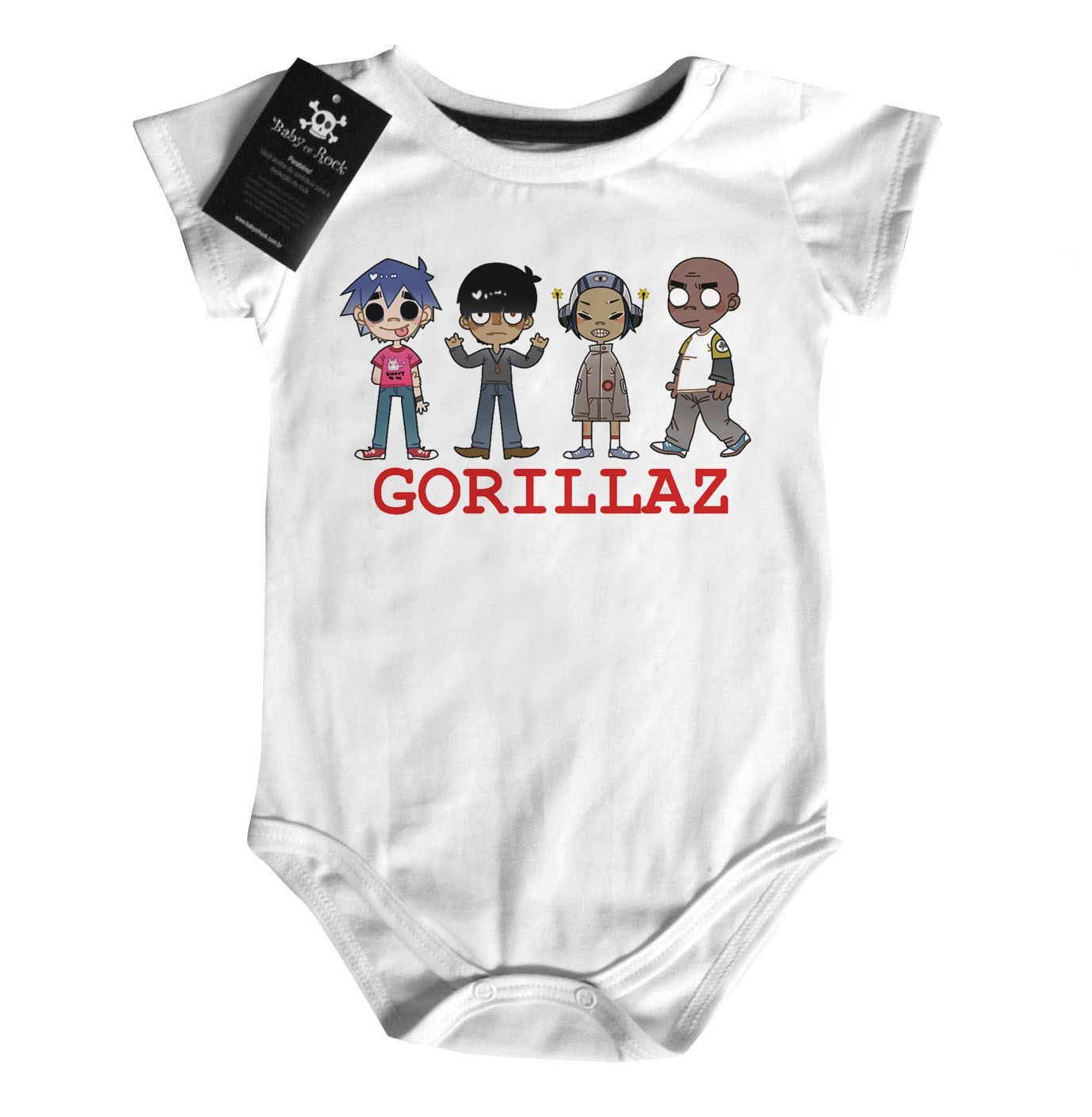 Body bebê Rock Gorillaz toys
