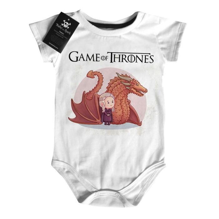 Body Bebê Seriado Game Of Thrones Dragon
