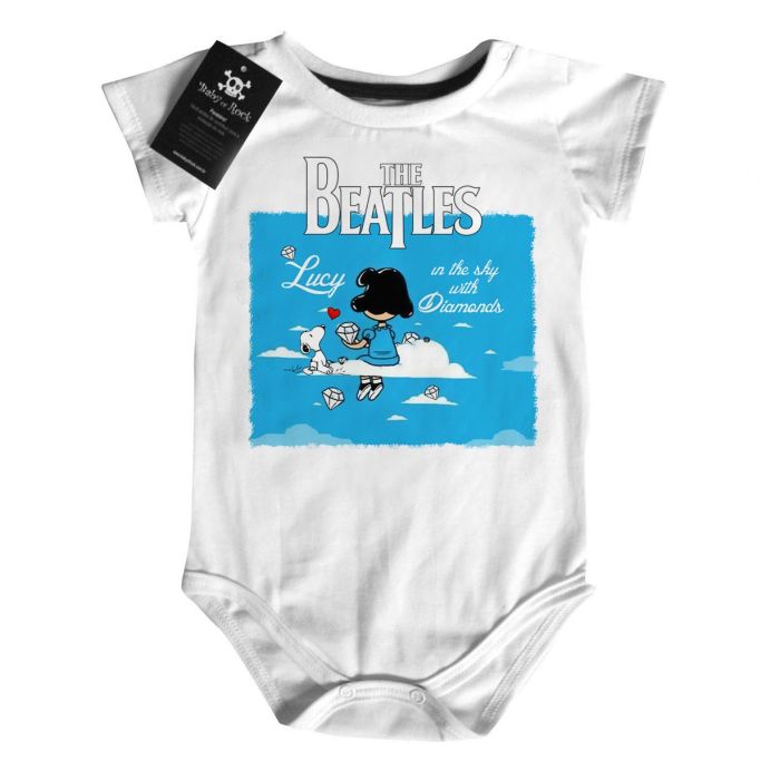 Body Bebê Rock  Beatles Lucy