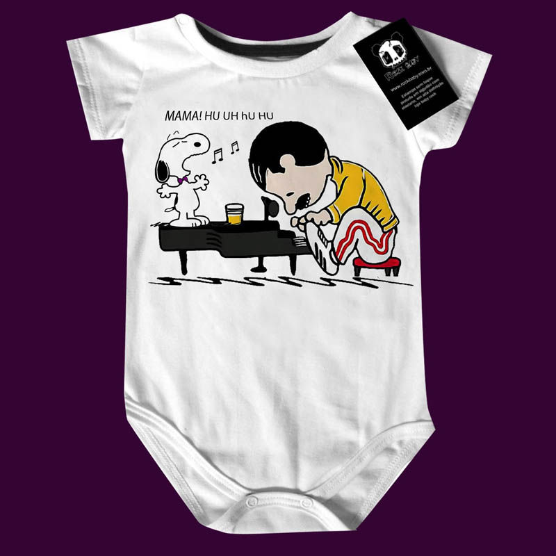 Body Rock Bebê  Queen Snoopy