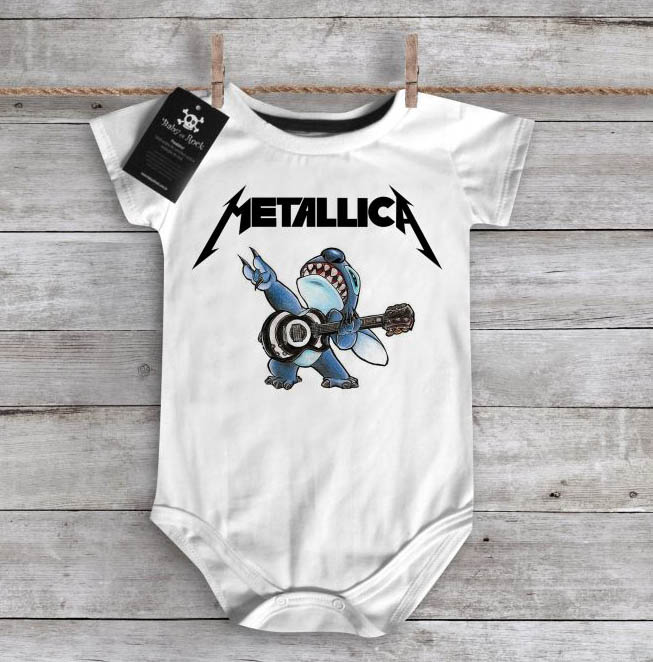 Body Rock Bebê Metallica Stitch