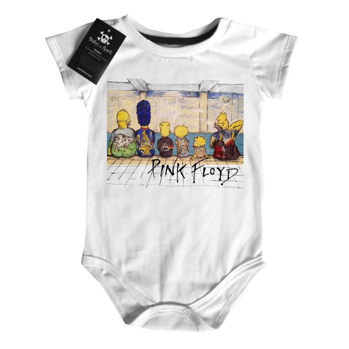 Body Bebê Rock Pink Floyd Simpson