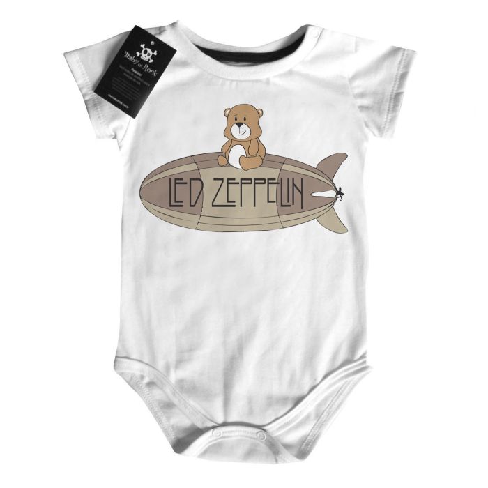 Body Bebê  Rock Led Zeppelin Bear