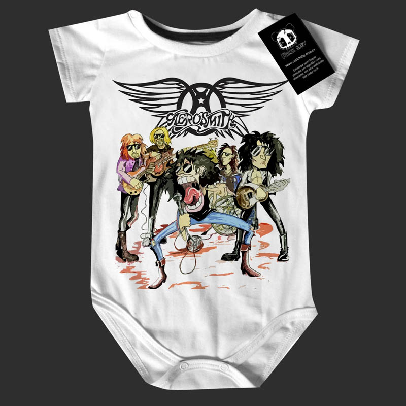 Body Bebê  Rock Aerosmith Caricature