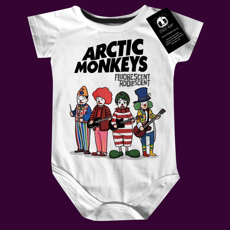 Body Bebê Rock Arctic Monkeys Clouds