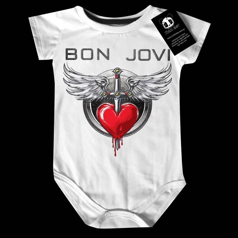 Body Bebê  Rock Bon Jovi
