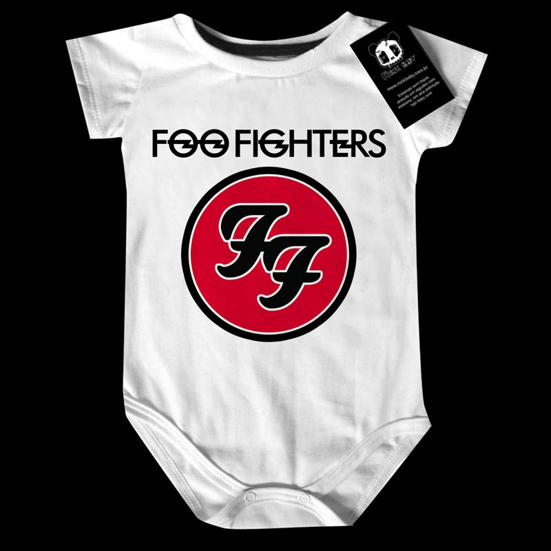 Body Bebê Rock Foo Fighters
