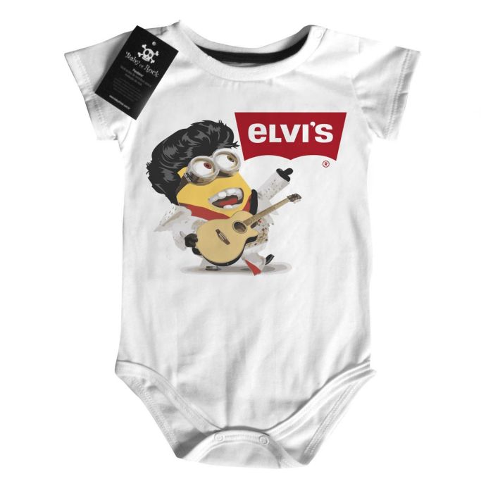 Body Bebê Rock  Elvis Minions