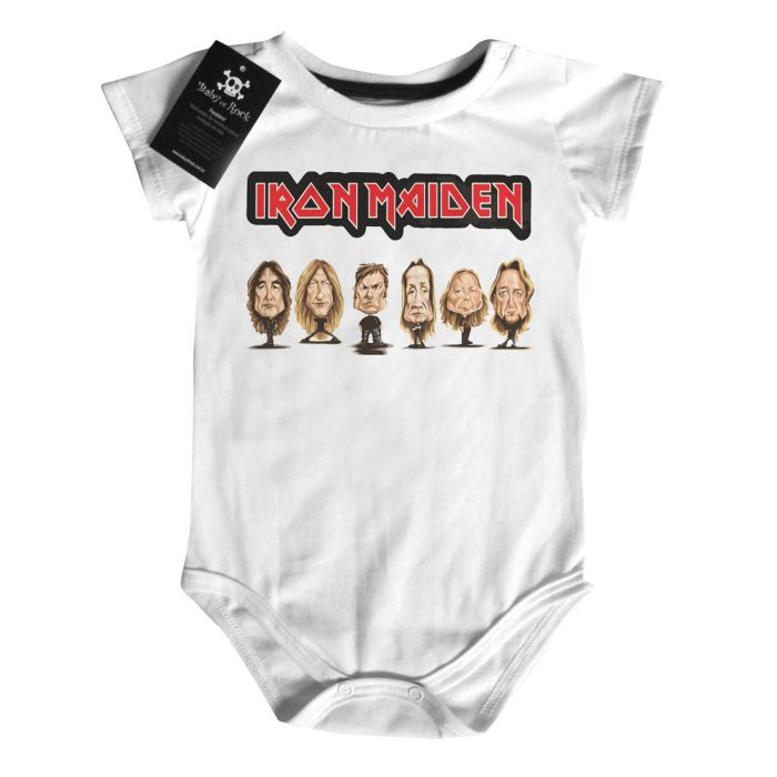 Body Bebê Rock  Metal Iron Maiden Caricature