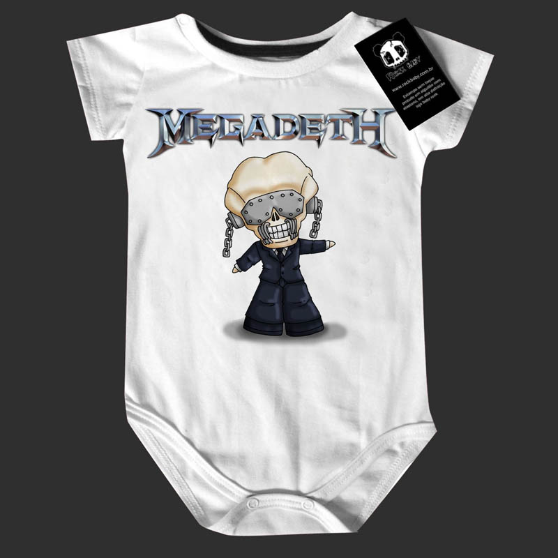 Body  bebê Rock Metal Megadeth