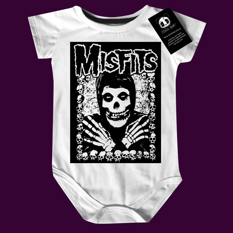 Body bebê Rock Misfits