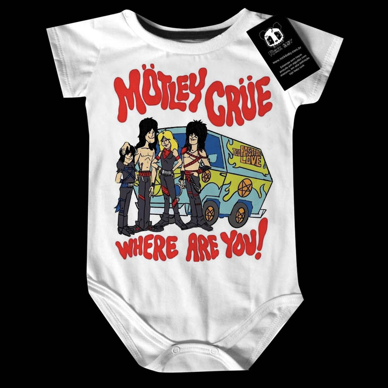 Body bebê Rock Motley Crue