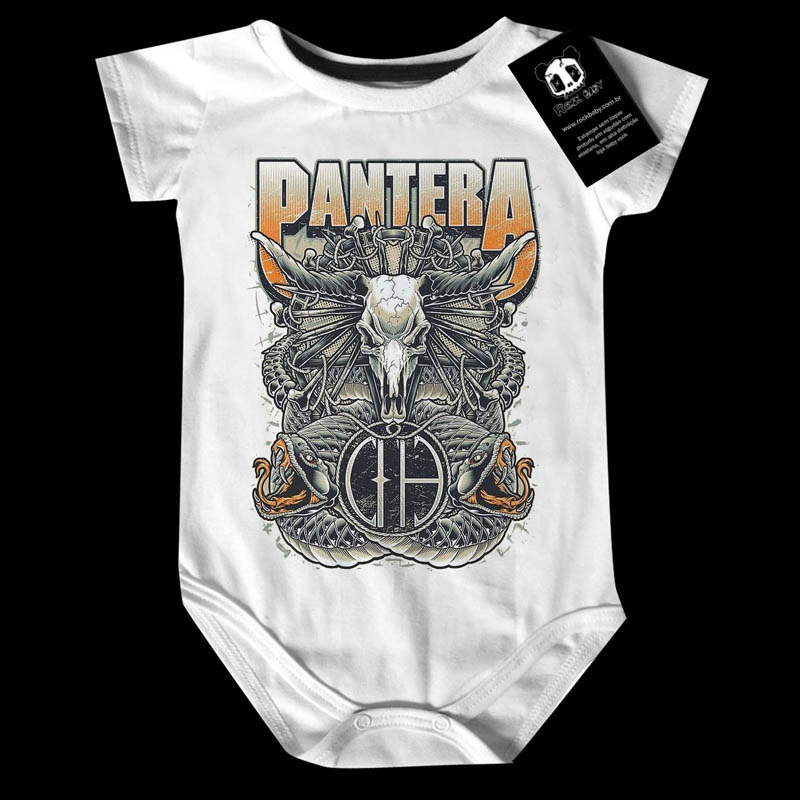 Body bebê Rock  Pantera Goat