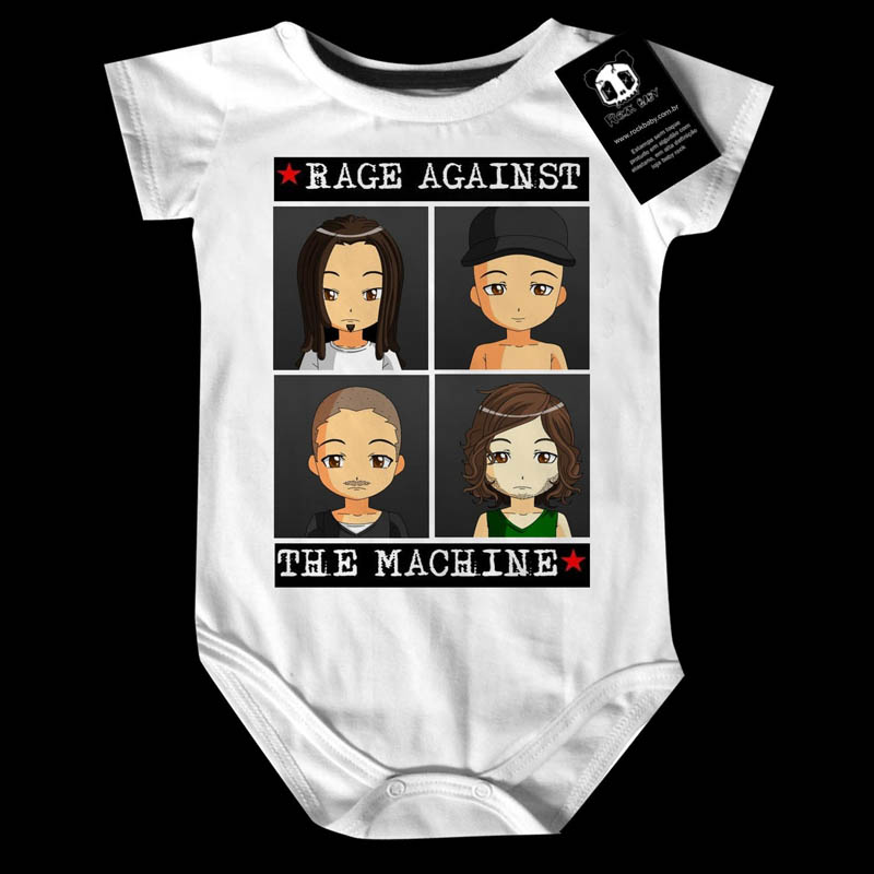 Body Bebê Rock Rage Against the Machine
