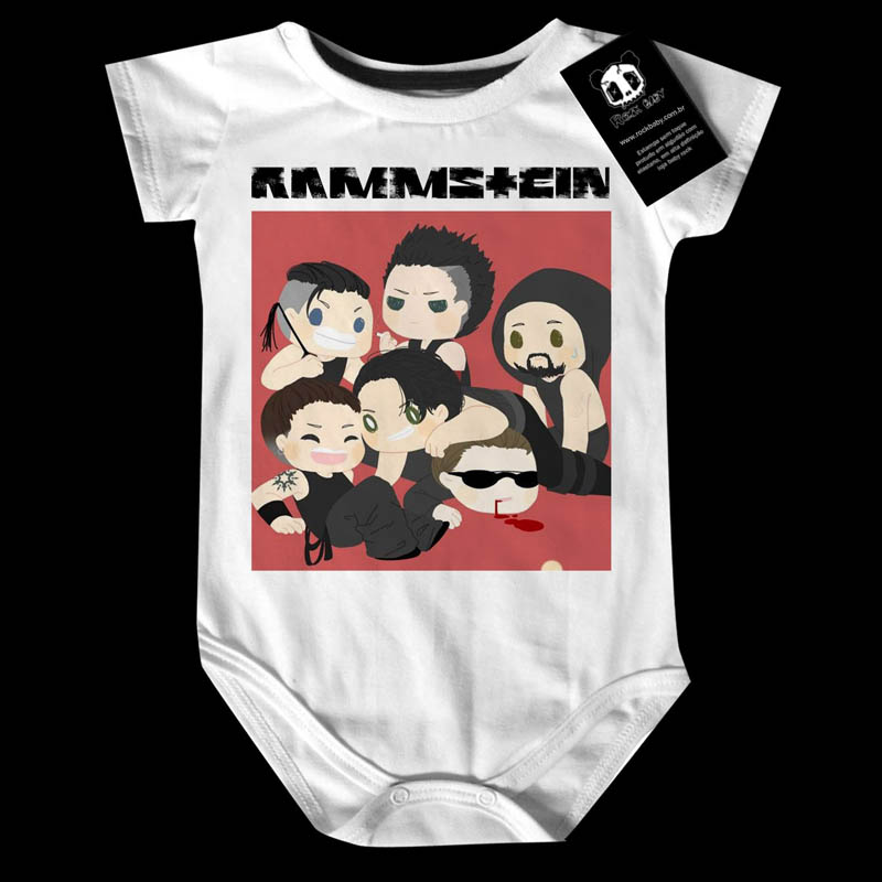 Body Bebê Rock Rammstein