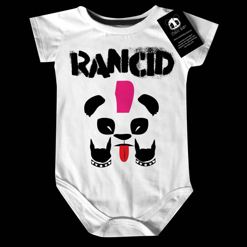 Body Bebê Punk Rock Punk Rancid