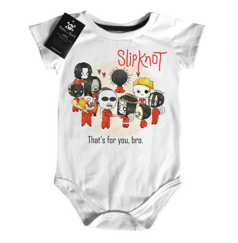 Body Bebê Rock Slipknot Eloy