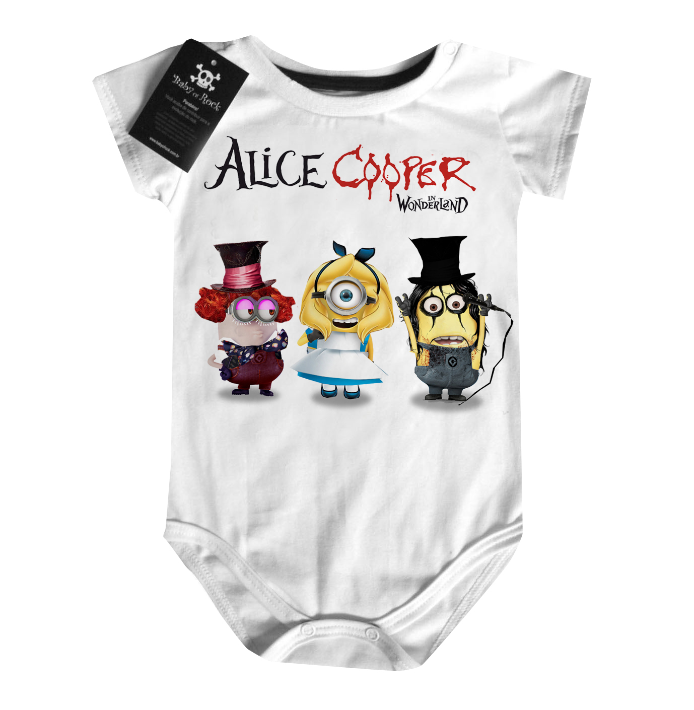 Body Bebê  Filme e Rock Alice no Pais das Maravilhas Cooper