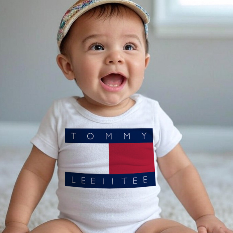 Body  bebê Divertido Tommy leite