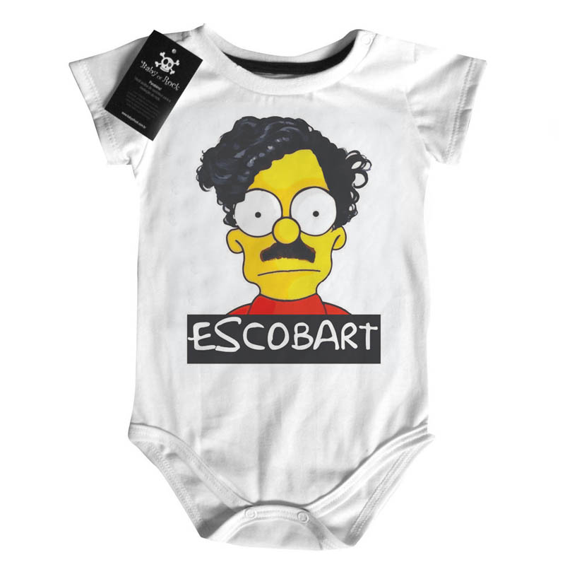 Body  bebê Divertido Escobart - Pablo