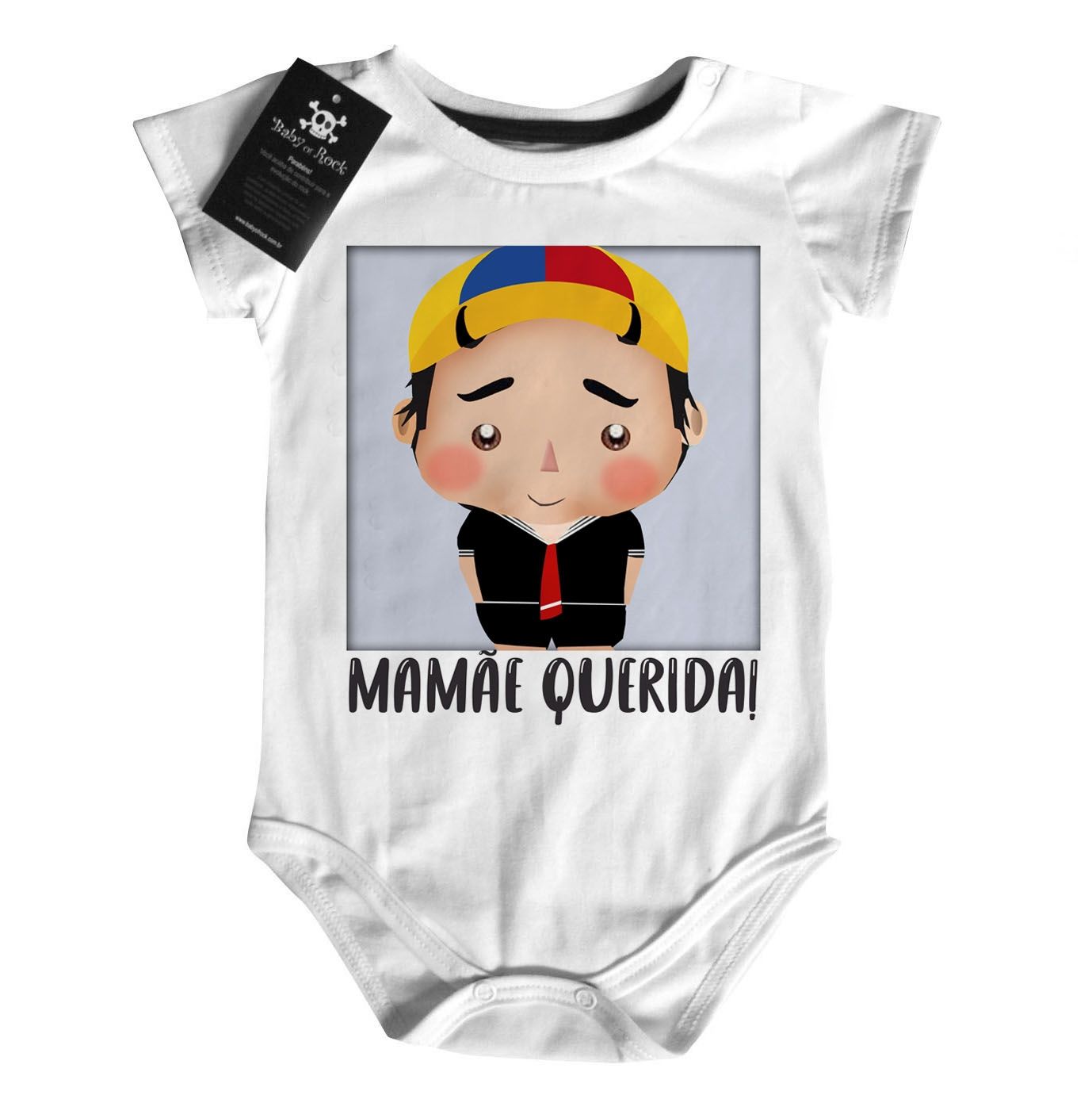 Body bebê Divertido Mamãe querida Kiko