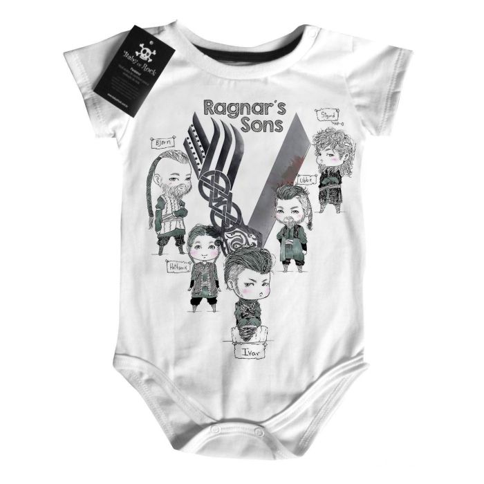 Body Bebê  Série Vikings Cute
