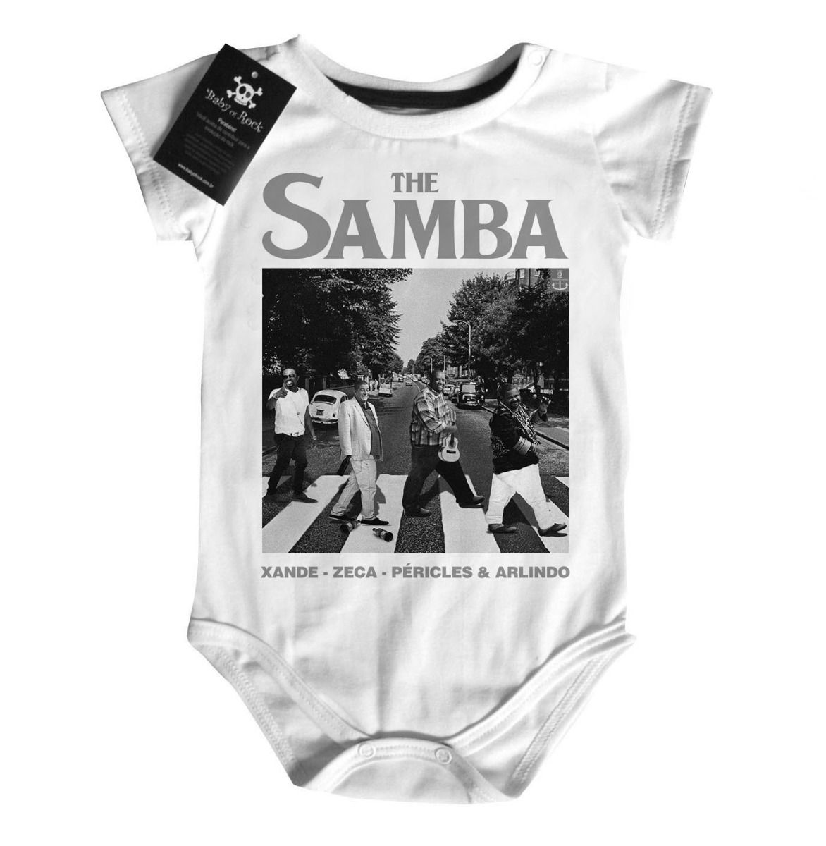 Body bebê Musica Nacional The Samba
