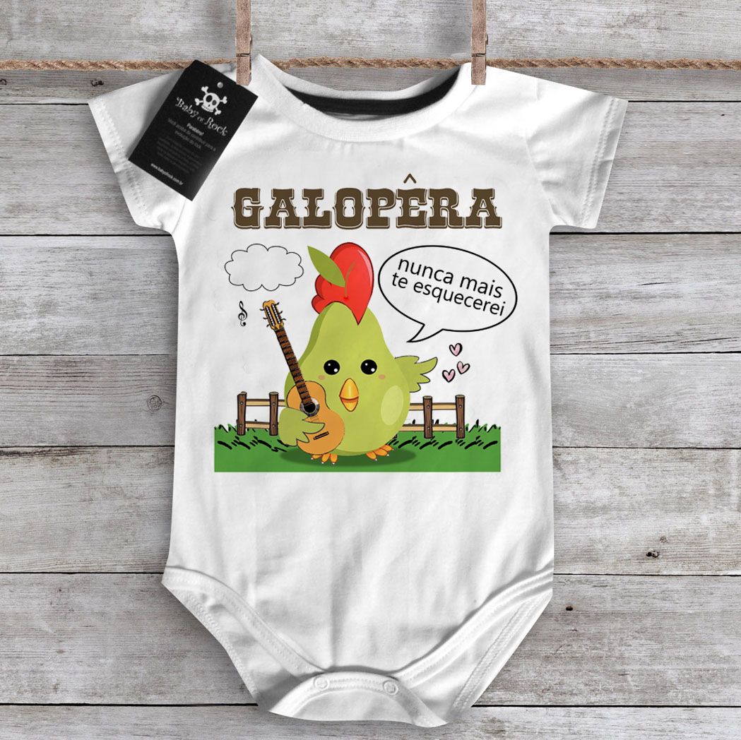 Body bebê Sertanejo Galopera