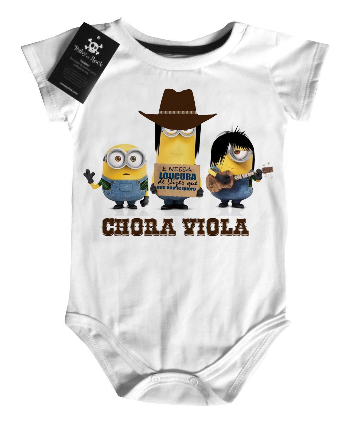 Body bebê Sertanejo Evidências Minions — foto 2