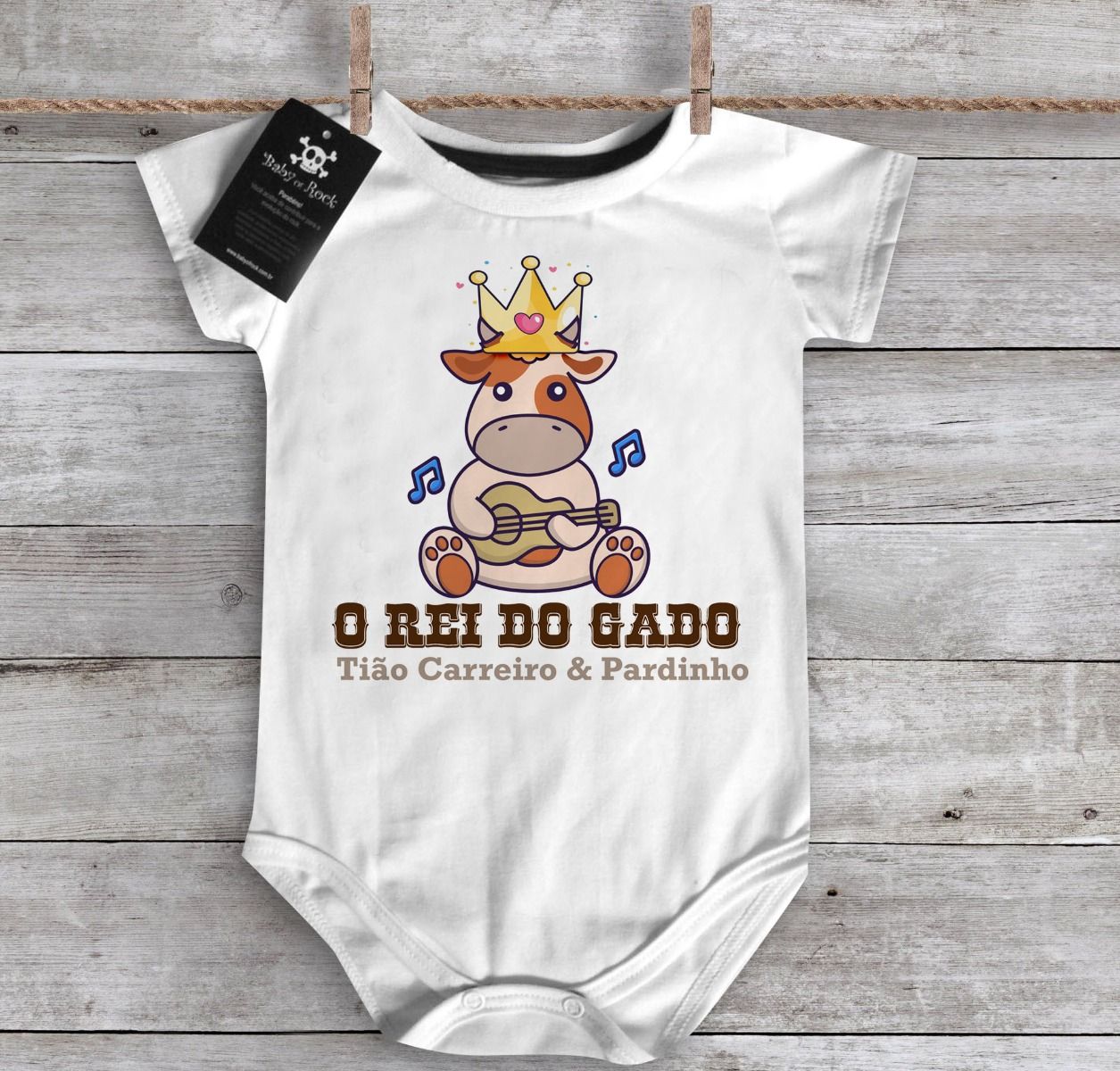 Body bebê Sertanejo Rei do Gado