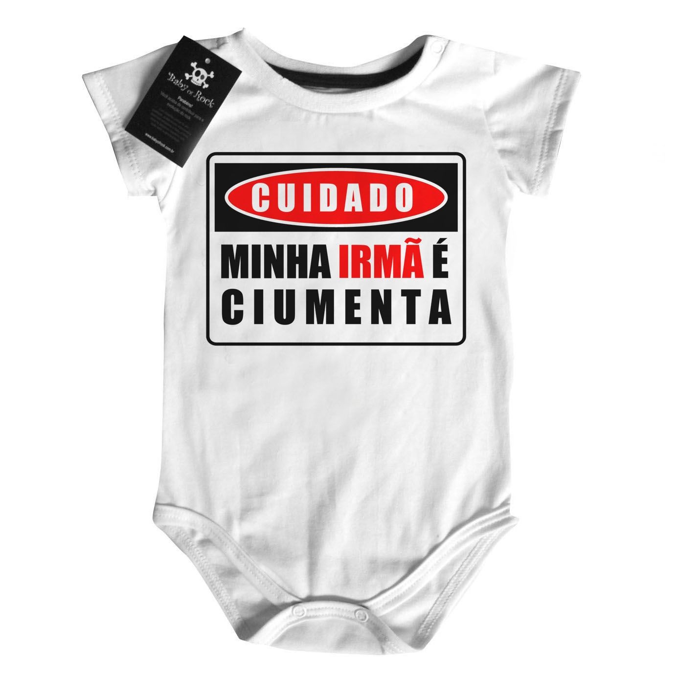 Body  bebê Divertido Irmã ciumenta