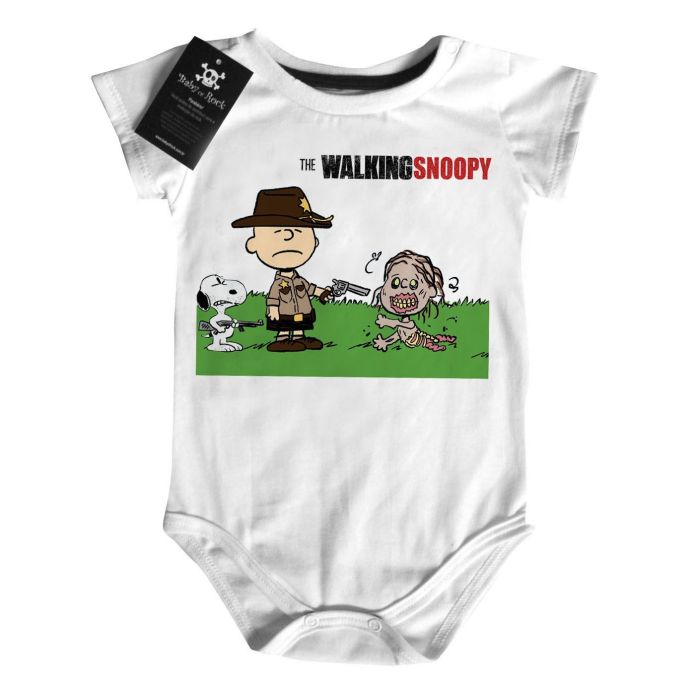 Body Bebê  Série The Walking Dead Snoopy