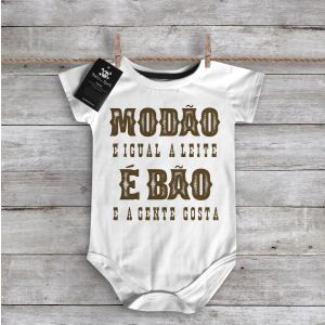 Body bebê Sertanejo Modão é igual a leite