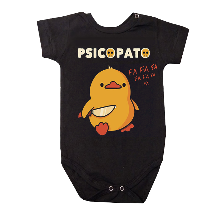 Body  bebê Divertido Psicopato Baby Monster