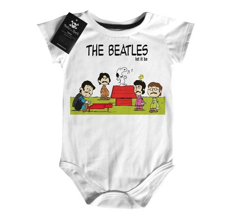 Body Bebê Rock Beatles - Let Be
