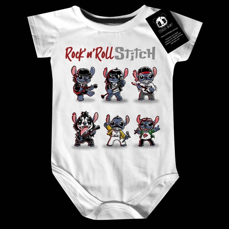 Body Bebê Rock Stitch