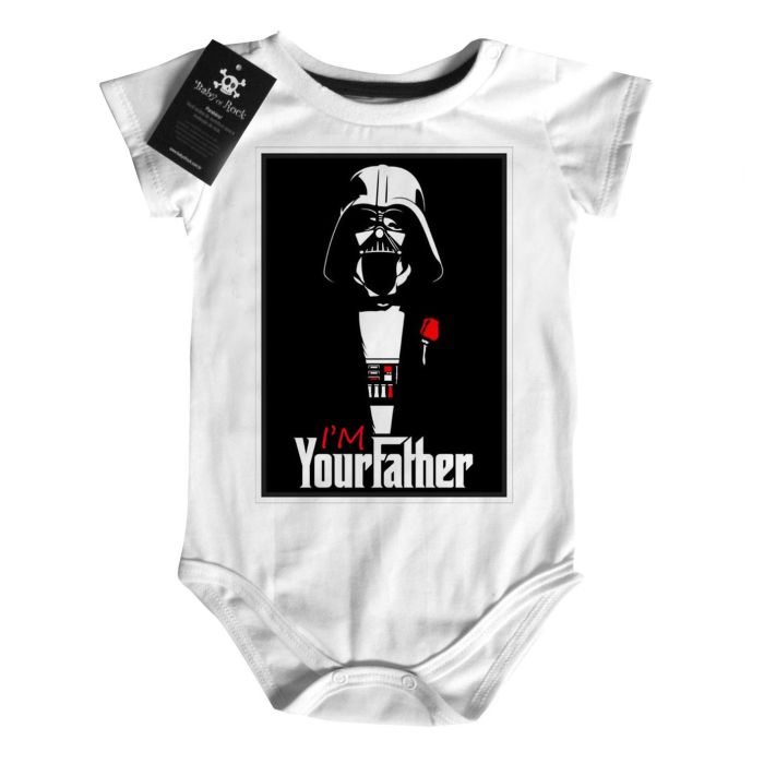 Body Bebê  Filme Star Wars Father - Pai